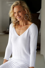 Load image into Gallery viewer, Luccia Plain White Vivienne Knit