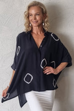 Load image into Gallery viewer, Luccia Black Circle Safi Shirt