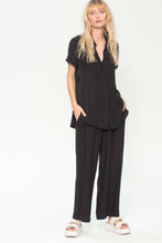 Load image into Gallery viewer, Mela Purdie Mache Black Pace Pant