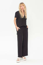 Load image into Gallery viewer, Mela Purdie Mache Black Pace Pant