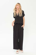 Load image into Gallery viewer, Mela Purdie Mache Black Pace Pant