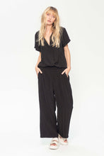 Load image into Gallery viewer, Mela Purdie Mache Black Pace Pant