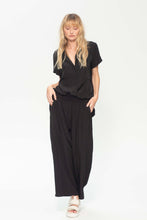 Load image into Gallery viewer, Mela Purdie Mache Black Pace Pant