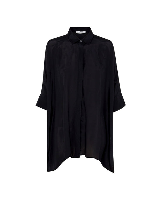 Mela Purdie Mache Black Chisel Panama Shirt