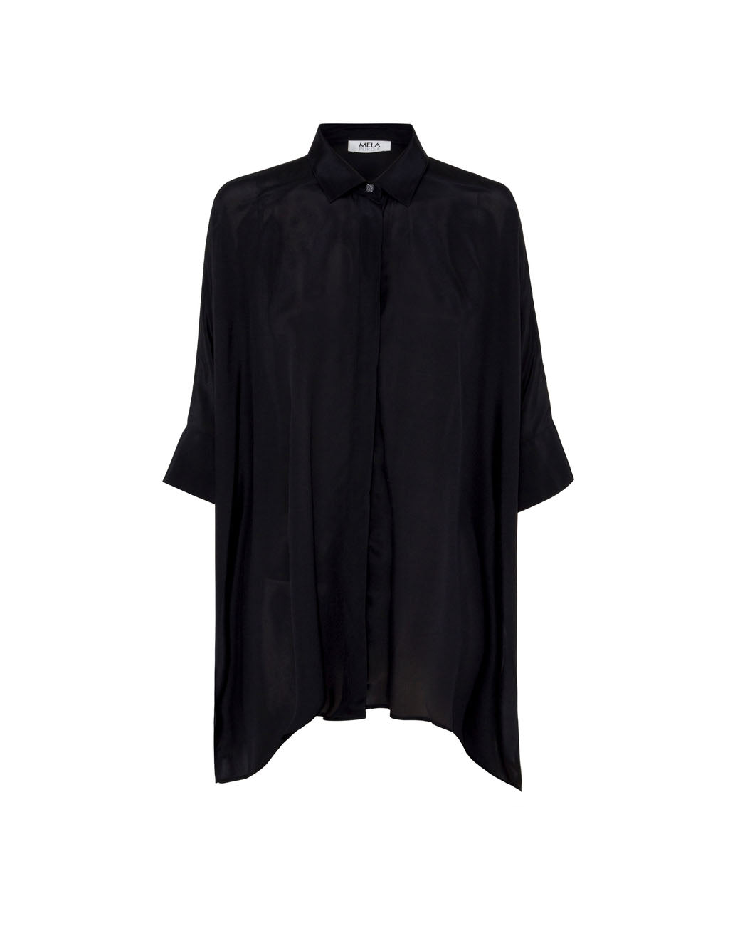 Mela Purdie Mache Black Chisel Panama Shirt