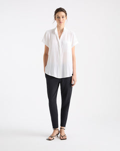 Mela Purdie Mache White Stand Shirt