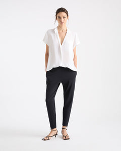 Mela Purdie Mache White Stand Shirt