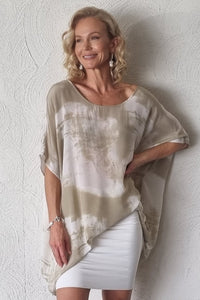 Luccia Sand Negative Loren Top