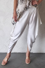 Load image into Gallery viewer, Lisa Brown Silk Ivory Etsu Pant