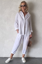 Load image into Gallery viewer, Luccia Plain White Linen Newi Pant