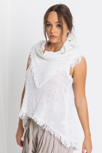 Load image into Gallery viewer, Lisa Brown White Sleeveless Dezba Top