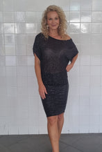 Load image into Gallery viewer, Luccia Black Sequin Nia Skirt