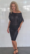 Load image into Gallery viewer, Luccia Black Sequin Nia Skirt
