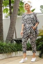 Load image into Gallery viewer, Luccia Charcoal Ikat Newi Pant