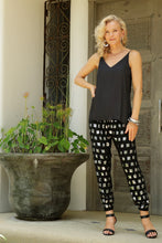 Load image into Gallery viewer, Luccia Black/Silver Sequin Rinnie Pant