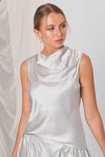 Load image into Gallery viewer, Lisa Brown Silk Dove Yves Top