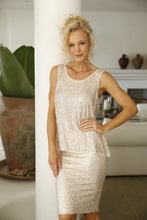 Load image into Gallery viewer, Luccia Rose Gold Sequin Ella Tank
