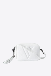 Vestirsi Leather White Vanessa Cross Body Bag